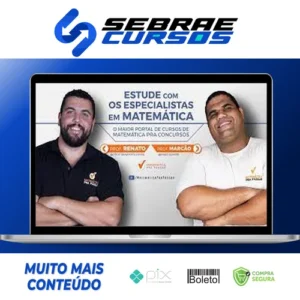 Módulo Matemática: Matemática Pra Passar - Renato Oliveira e Marcão