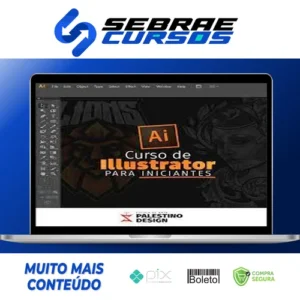 Curso de Adobe Illustrator (Básico ao Avançado) - Palestino Designer