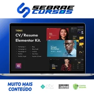 CVPortfolio Elementor Template Kit - Thomas