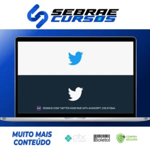 Design and Code Twitter Home Page with JavaScript, CSS & Figma - Hossein Boroji [INGLÊS]