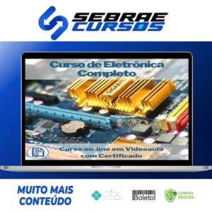 Curso de Eletronica em 5 Dvd (Video Aula) - Autor Não Informado