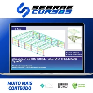 Cype3D: Galpão Treliçado - Ítallo Bernardo