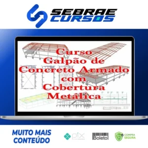 Cypecad: Barracão com Cobertura Metálica - Ítallo Bernardo