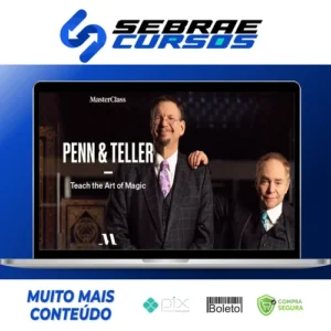 MasterClass: Teach the Art of Magic - Penn & Teller [INGLÊS]