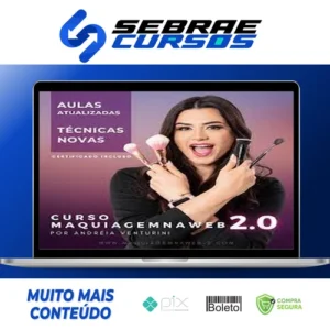 Curso Maquiagem Na Web - Andreia Venturini