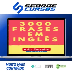 3000 (Frases + Áudio) em Inglês - Adir Ferreira