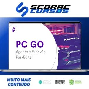PC-GO (Agente e Escrivão) Pacote Completo - (Pós-Edital) - Estratégia Concursos