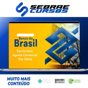 Pacote - Banco do Brasil (Escriturário - Agente Comercial) Pacote Completo - Estratégia Concursos