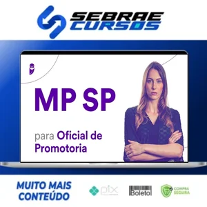 Pacote - MP-SP (Oficial de Promotoria) Pacotaço - Pacote Teórico + Passo Estratégico - Estratégia Concursos
