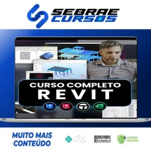 Curso Completo Revit Estrutural, Arquitetura, Robot Estrutural, Elétrica e Hidráulica + Bônus - Gerson Sydor