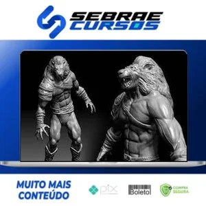 Character Base Mesh Sculpting in ZBrush - Sumanta Das [INGLÊS]