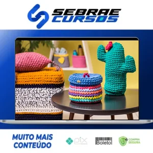 Eduk: Crochê Moderno Fio de Malha para Decoração - Nat Petry